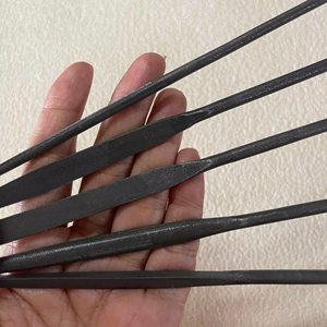 Juego de Limas de Mano de Acero de Grado Industrial de 8 Pulgadas con Limas Planas, Triangulares, Cuadradas y de Aguja - Corte Suave, Estilo Americano - Product Image 1