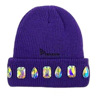 Gorros de Punto de Color Sólido de Alta Calidad de 180 g/m² con Bordado 3D, Unisex, para Otoño e Invierno, Cálidos para Exteriores, Precio Económico, Venta al Por Mayor
