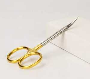 Ciseaux à cuticules professionnels pour doigts et ongles d'orteils courbés manucure ciseaux de beauté/ciseaux à cuticules de ZACHARY INDUSTRIES - Product Image 4