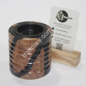 Dernier brûleur traditionnel Mubkhar en bois résine Bukhoor brûleur d'encens parfumé d'intérieur pour le Ramadan Eid vente en gros de Exim Pvt Ltd - Product Image 2