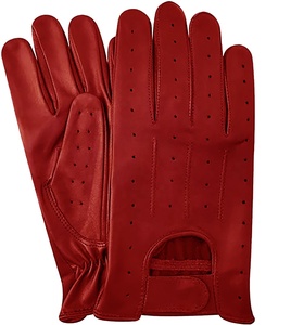 Venta al por mayor de guantes de cuero de los hombres de calidad superior de Pakistán pantalla táctil compatible precio barato para uso al aire libre de moda - Product Image 2