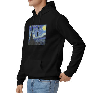 Usine personnalisée hommes hiver numérique imprimé lourd 440 Gsm coton pull à capuche - Product Image 3