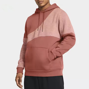 Sudadera con capucha recortada en blanco de gran tamaño para hombre, sudaderas con capucha deportivas de talla grande para correr, Sudadera con capucha de lana Unisex para hombre - Product Image 3