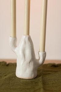 Nordique de haute qualité Table Top Home Decor Bougeoir en céramique 2025 Dernière conception Bougeoir élégant de l'Inde à la vente en gros - Product Image 5