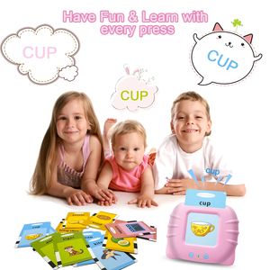 Educazione precoce parlante Flash card lettore vocabolario giocattolo, inglese, Mini dispositivo di apprendimento tascabile per i bambini - Product Image 6