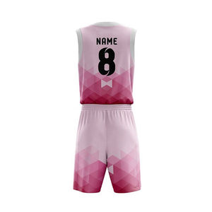 Uniformes de basket-ball d'entraînement pour hommes, ensemble respirant, uniformes de basket-ball réversibles avec logo personnalisé fabriqués au Pakistan avec OEM - Product Image 3
