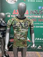 Rashguard de MMA imprimé par sublimation en gros pour hommes, Rashguard de compression à manches courtes pour hommes BJJ avec empiècements latéraux