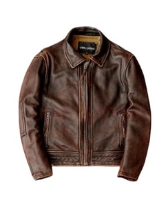 Chaqueta de invierno de cuero genuino para hombres y mujeres con diseño de capucha de piel sintética Forro de algodón Transpirable y a prueba de viento Classy Vintage - Product Image 2