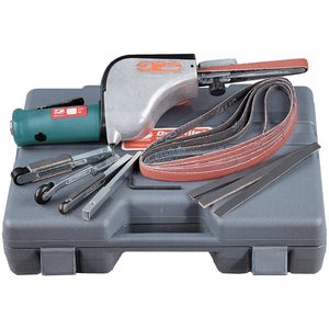 Kit polyvalent pour ponceuses pneumatiques 0,5 CV 20 000 tr/min, outil à bande abrasive de 1/8 à 1/2 po, ligne droite, largeur 24 po (610 mm) - Product Image 1