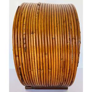 ชั้นวางขวดไวน์หวายทรงกลมที่เก็บไวน์ไม้ไผ่สไตล์โบฮีเมียนชั้นวางจัดแสดงไวน์เป็นมิตรต่อสิ่งแวดล้อม - Product Image 5