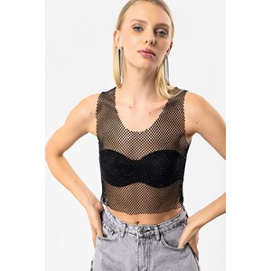 Camiseta Casual sin Mangas de Cuello Redondo en Poliéster Suave - Product Image 2