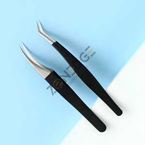 Best Quality Stainless Steel Tweezers Grafting Lashes Isolation Tool Volume Lashes Tweezers for <b>Eyelash</b> Extension - Product Image 4
