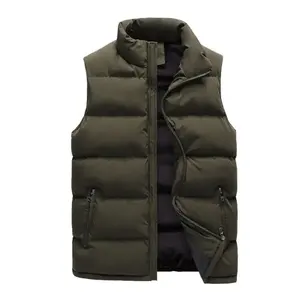 Meilleur gilet matelassé veste sans manches veste en gros léger décontracté doudoune hiver chaud polyester - Product Image 4