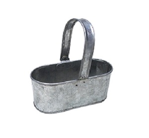 hot selling galvanized iron square flower <b>pot</b> garden home decorated galvanized planter <b>pot</b> used for home decoration - Product Image 4