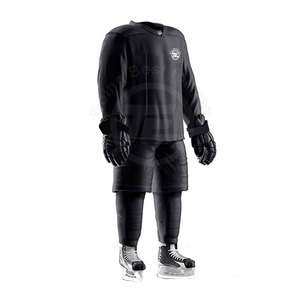 Uniforme de hockey sur glace 100% polyester pour hommes, uniforme de hockey sur glace personnalisé OEM - Product Image 3