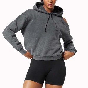 Sudaderas con capucha para mujer Ropa de mujer de calidad premium Sudaderas con capucha Ropa informal Superventas 2025 Transpirable OEM Jersey de contraste para mujer - Product Image 4