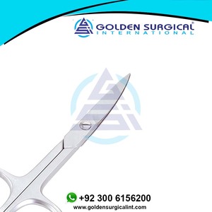 Ciseaux à ongles multifonctionnels en acier inoxydable pour cuticules, pédicure, beauté, toilettage, ciseaux courbés pour sourcils, cils, vente en gros - Product Image 5