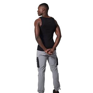 เสื้อกล้ามออกกำลังกายผู้ชาย ดีไซน์ใหม่ แฟชั่นทันสมัย ทรงเข้ารูป ผ้าเนื้อยืดคุณภาพสูง น้ำหนัก 180 กรัม เหมาะสำหรับใส่ในช่วงฤดูร้อน - Product Image 3