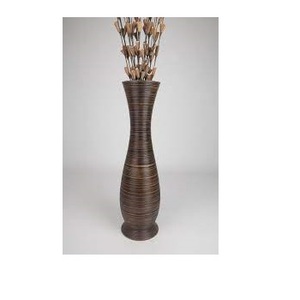 Vase à fleurs en métal fini classique de style luxueux de conception artisanale écologique Vases à fleurs de salon de décoration de table - Product Image 3