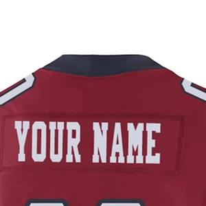 Maillot de football américain personnalisé 2026, dernier design, col en V, imprimé par sublimation, manches courtes, respirant, séchage rapide, hiver et été - Product Image 4