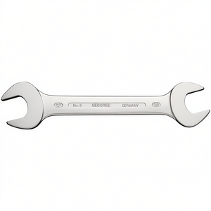 GEDORE Chrome-Plated 6 18 X 19 mm Double <b>Open</b>-<b>End</b> Wrench 222 mm Length Shop Tool - Product Image 3