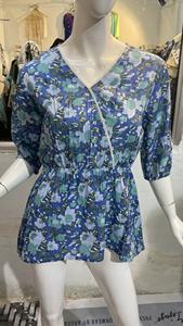 Tunique indienne pour femmes, robe longue bohème, maxi, tissée, 100% coton, vêtements de plage de créateur d'été, taille naturelle, vente en gros - Product Image 4