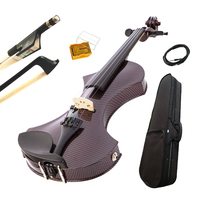 Professional Grade Sound Quality Electric Violin Solid Spruce 4/4 Student Electric Violin