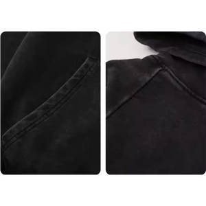 El Mejor Producto, chándal cálido de invierno con lavado ácido, chándal de lavado ácido de algodón 100% transpirable para venta en línea - Product Image 3