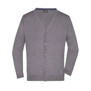 Custom Men's V-Neck <b>Cardigan</b> Promotional Polo Shirts for Merchandising - Product Image 5