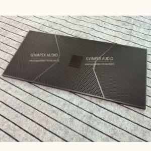Malla metálica perforada negra de calidad para parrilla de altavoz con logotipo personalizado Cubierta de malla de rejilla de altavoz Parrilla de altavoces - Product Image 1