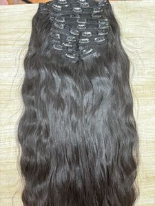 Cheveux humains indiens bruts, prix de gros, extension de cheveux <span class=keywords><strong>Clip</strong></span> <span class=keywords><strong>IN</strong></span>