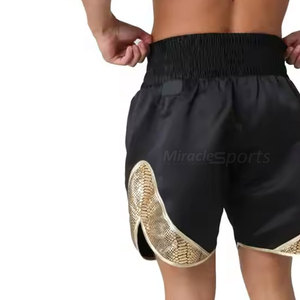 Pantalones cortos de boxeo de diseño superior recién llegados, pantalones cortos de boxeo de gran oferta, el mejor material hecho, pantalones cortos de boxeo Moq bajo - Product Image 6