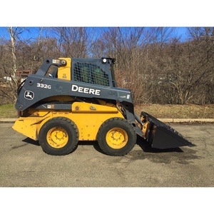 2019 pour John pour Deere 332G Mini tracteur Diesel utilisé 40HP Massey Ferguson moteur 2WD chenille avec pompe à composants de base - Product Image 5