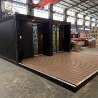 Bureau moderne préfabriqué à installation rapide avec système mural isolé, studio de jardin en conteneur
