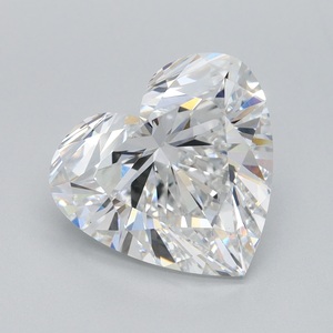 IGI Heart Cut Lab Diamond 4.11 ct Blanc Lâche Calibré E colour VS1 clarity Lab a créé des diamants pour les bijoux Cadeaux pour elle - Product Image 1