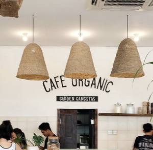 ไฟแขวนเพดานเส้นใยต้นปาล์มสานธรรมชาติแบบโมเดิร์น - Product Image 5