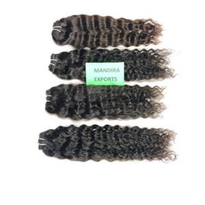 Cheveux Humains Indiens Vierge Naturels Remy pour Femme Noire, 10-32 Pouces, 100g, Ondulation Profonde Lâche, Double Trame Faite à la Machine, Bouclés Crépus - Product Image 5