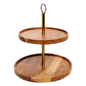 Plateau à Dessert en bois à 3 niveaux de haute qualité gâteau créatif moderne et pâtisseries support de service outils de gâteau - Product Image 5