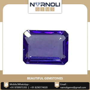 พลอย tanzanite เหลี่ยมเพชรพลอยสีฟ้าขนาดใหญ่สำหรับทำเครื่องประดับสำหรับทำสร้อยคอ - Product Image 2