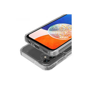 Coque rigide transparente compatible MagSafe pour Samsung Galaxy S25 Plus avec motif gaufré TCMK – Protection pour téléphone portable - Product Image 4