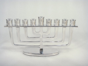 <b>Silver</b> Aluminium Candle Stand 9 Branches Candle Holders for Home Hotel Table Top Decorative Item Candle Holder - Product Image 6