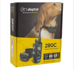 Collar de Adiestramiento para Perros DogGtra 280C Reutilizable, Suave, Impermeable, con Pantalla LCD de Control Preciso de 127 Niveles y Alcance de 1/2 Milla - Product Image 1