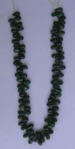 Cuentas de Aventurina Verde en Forma de Gota, Cuentas de Cristal y Vidrio - Product Image 1