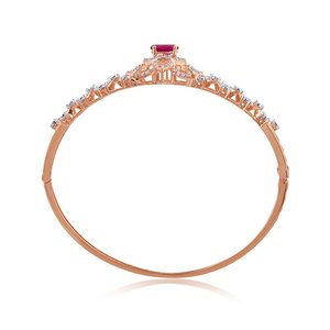 Bracelet en diamant de forme ronde « Vague céleste » à prix de gros – Bijou élégant et luxueux pour femme - Product Image 3