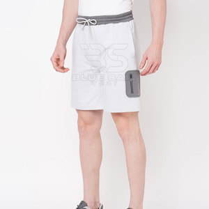 Pantalones cortos de algodón informales de cintura media para hombre, pantalones cortos ecológicos de lona sublimada de alta calidad con diseño de logotipo personalizado, superventas - Product Image 2
