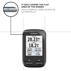 ANTISHOCK ฟิล์มกันรอยหน้าจอการ์มิน เอดจ์ 510 ทนทานและป้องกันการกระแทกสำหรับคอมพิวเตอร์จักรยาน - Product Image 4