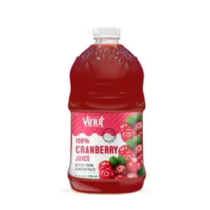 2000ml de jus de canneberges sans sucre ajouté jamais provenant de boissons spéciales concentrés pour noël