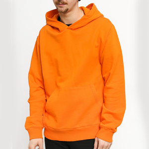 เสื้อฮู้ดดี้โอเวอร์ไซส์ผ้าคอตตอน 100% หนานุ่ม สไตล์สโตนวอช สำหรับผู้ชาย พร้อมโลโก้สั่งทำได้ - Product Image 4