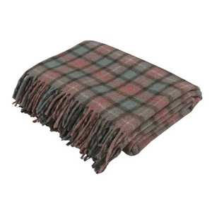 Manta de lana desgastada de caza Fraser acogedora de la mejor calidad, encanto rústico para cabina o sofá - Product Image 4