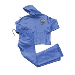 Chándal para adultos Pantalones de chándal de color verde oscuro Ropa deportiva Jersey Chándal de dos piezas con diseño y logotipo personalizados - Product Image 4